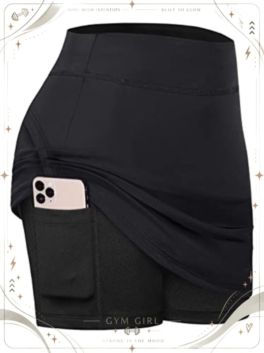 Women's High Waisted Tennis Skort with Pockets Pleated Athletic Golf Skirt